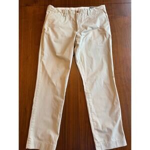 Polo Ralph Lauren Men's Stretch Slim Fit Chino Pants 33x30 Khaki
